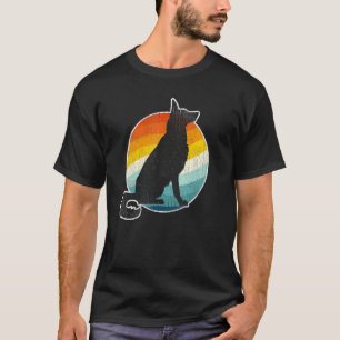 Camiseta German shepherd Cão Vintage Pai Mãe Cão 2