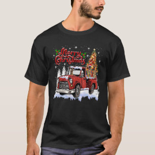 Camiseta German Shepherd Christmas Lights Matching Family X