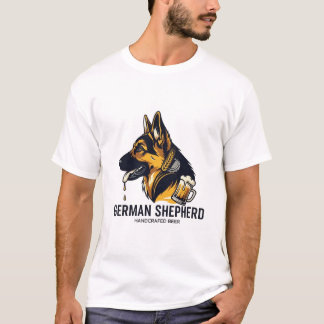 Camiseta German Shepherd & Craft Beer Logo