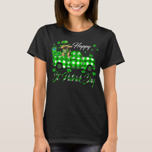 Camiseta German shepherd Dab Oferta Dia de São Patrício fel