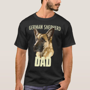 Camiseta German Shepherd Dad Dog Tee