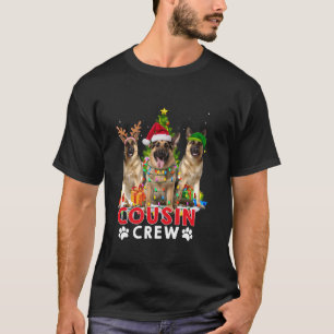 Camiseta German shepherd de Cousin Crew Árvore de Natal X