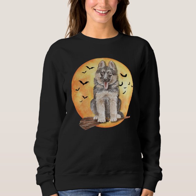 Camiseta German shepherd de Halloween (Frente)