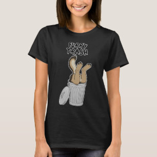 Camiseta German shepherd de lixo