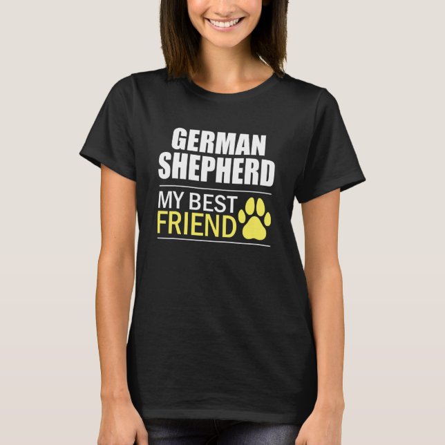 Camiseta German shepherd de sobrevoo do Cachorro do Proprie (Frente)
