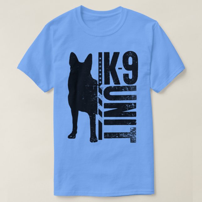 Camiseta German shepherd de unidade K9 (1) (Frente do Design)