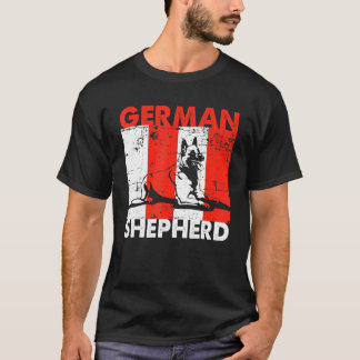 Camiseta German shepherd Design traseiro do german shepherd