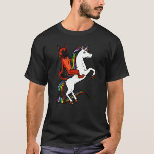 Camiseta German shepherd Dirigindo Cachorro Unicórnio Mulhe