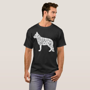 Camiseta German shepherd do proprietário
