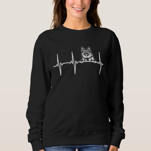 Camiseta German Shepherd Dog Heartbeat  Dog (Frente)