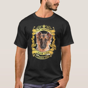 Camiseta German Shepherd Dog The Moment I Saw You