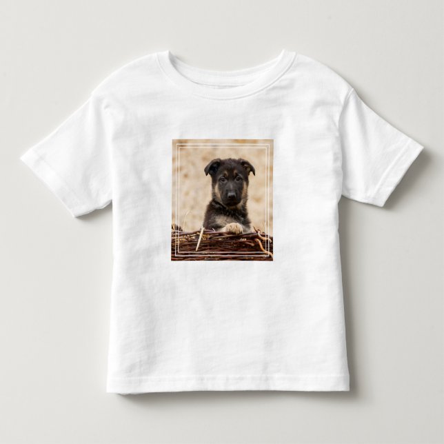 Camiseta German shepherd Em Cesta (Frente)