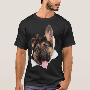 Camiseta German shepherd Engraçado Amantes Para Homens Mul