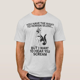 Camiseta German shepherd Engraçado direito de permanecer em