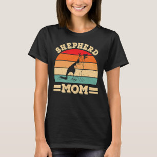 Camiseta German shepherd Engraçado Mãe Impressão de Cachorr