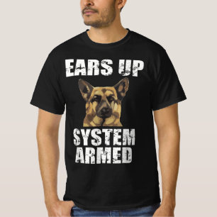 Camiseta German shepherd Evoca Presentes Engraçados pelo Si