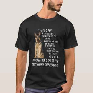 Camiseta German shepherd Feliz Dia de os pais 2021 - Cachor