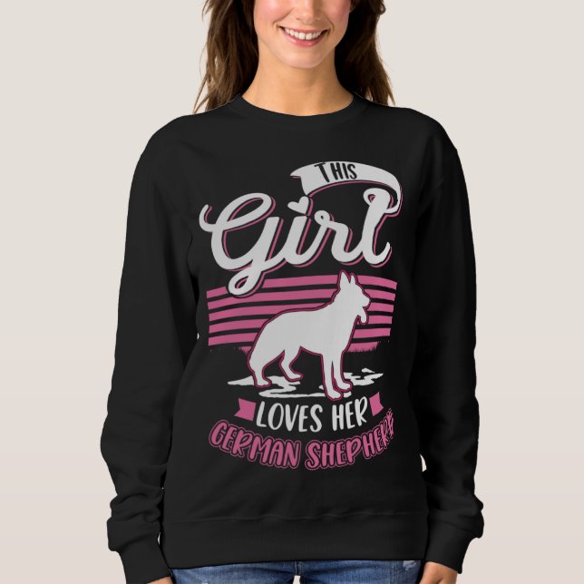 Camiseta German Shepherd Girl German Shepherd  1 (Frente)