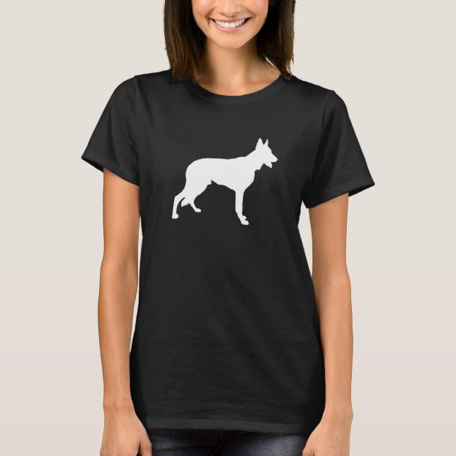 Camiseta German Shepherd GSD Dog  Mom Dad Pet Cute  Puppy (Frente)