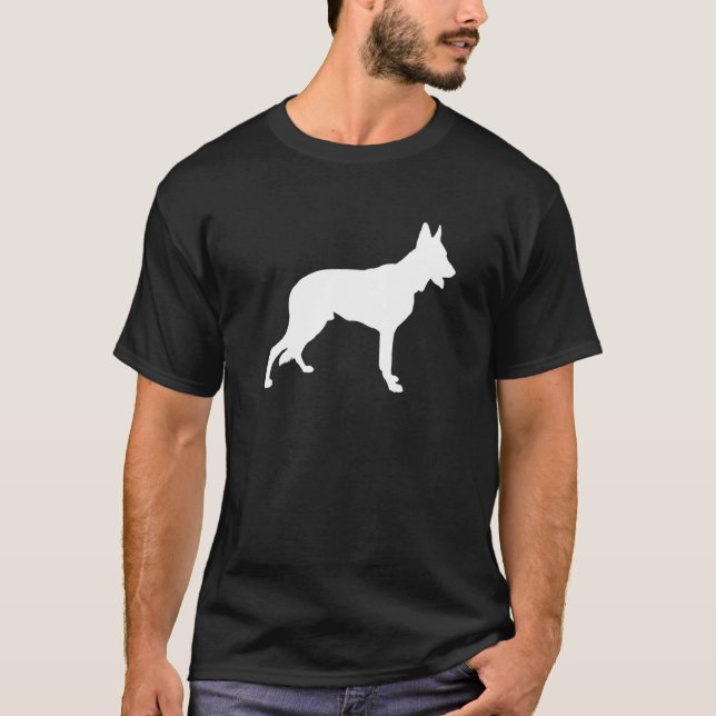 Camiseta German Shepherd GSD Dog  Mom Dad Pet Cute  Puppy (Frente)