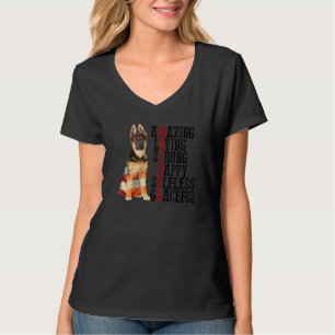 Camiseta German shepherd Incrível Adorável e Forte Selvagem