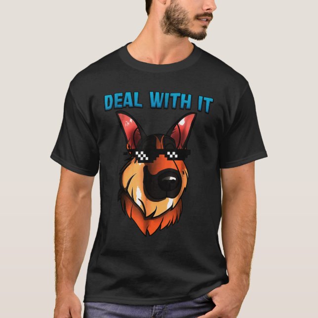 Camiseta German shepherd Lidar Com Ele (Frente)