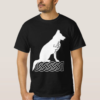Camiseta German shepherd Loki Sailor's Knot White