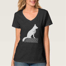 Camiseta German shepherd Loki Sailor's Knot White