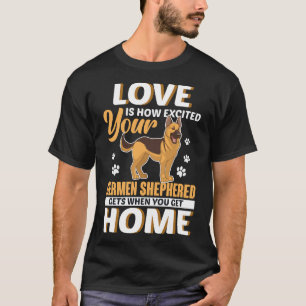 Camiseta german shepherd Love German Shepard Shepherd Dog K