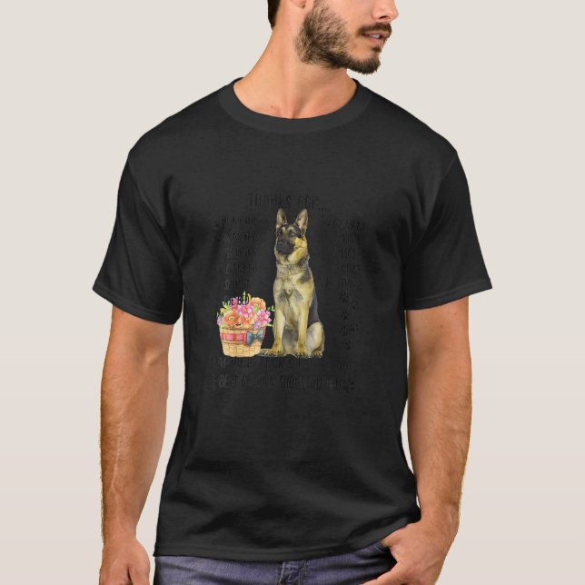 Camiseta German shepherd Mãe Cachorro Cachorro Cachorro Cac (Frente)