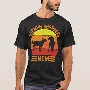 Camiseta German shepherd Mãe Cachorro Dia da Mãe Correspond