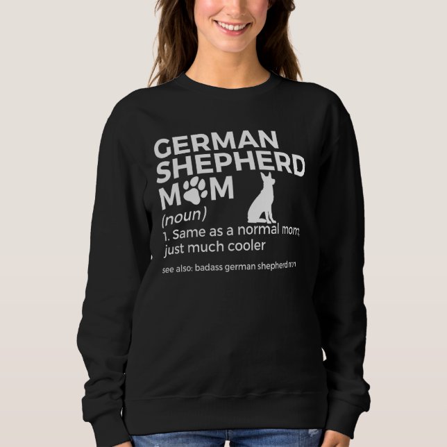Camiseta German shepherd Mãe Definição 1 (Frente)