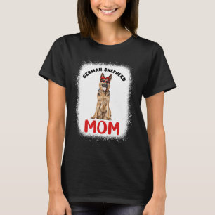 Camiseta German shepherd Mãe, Proprietária De Cachorro, Mul