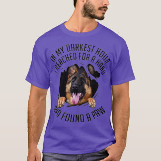 Camiseta GERMAN SHEPHERD Na Minha Hora Mais Escura Que Alca
