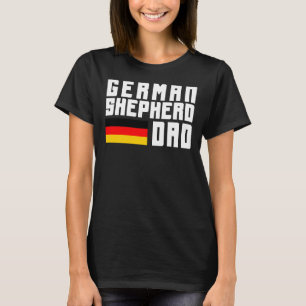 Camiseta German shepherd Pai - Sinalizador alemão