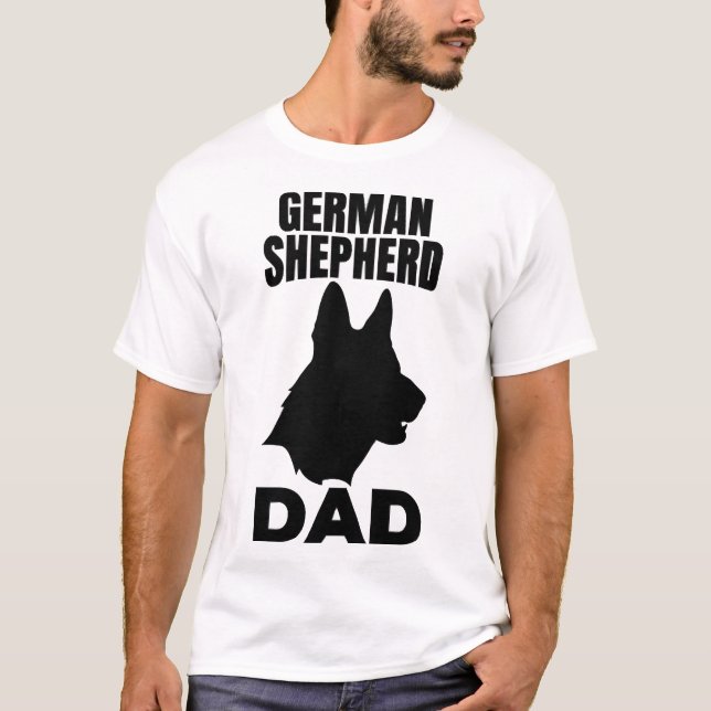Camiseta German Shepherd Papa (Frente)