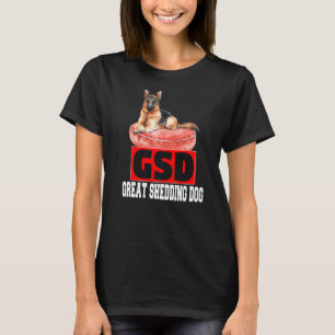 Camiseta German shepherd Pet Proprietário Gsd Excelente She