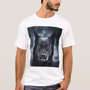 Camiseta German shepherd Preto