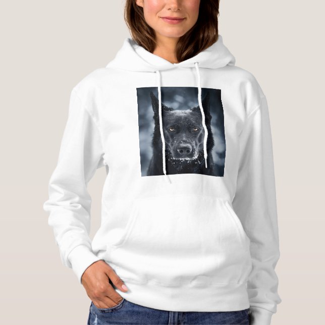 Camiseta German shepherd Preto (Frente)
