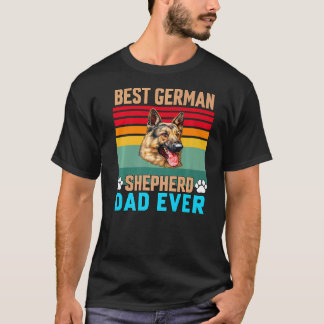 Camiseta German shepherd Proprietário Melhor Pai Eve