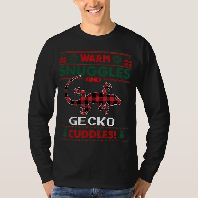 Camiseta German shepherd Santa Hat Funny UGLY Christmas Paj (Frente)