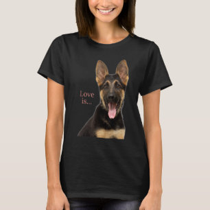 Camiseta German shepherd Shepard Cachorro Mãe Pai Pet