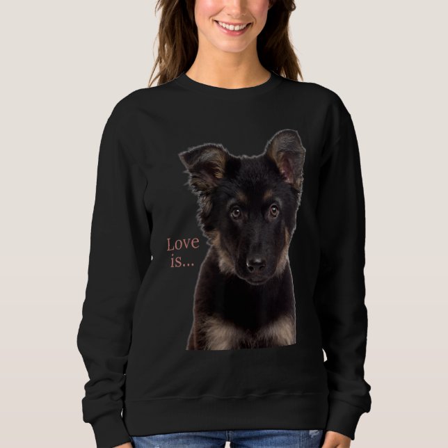 Camiseta German shepherd Shepard Dog Mãe Pai Amor Pet 5 (Frente)