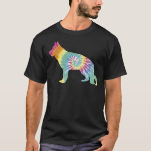 Camiseta German shepherd Tye Die
