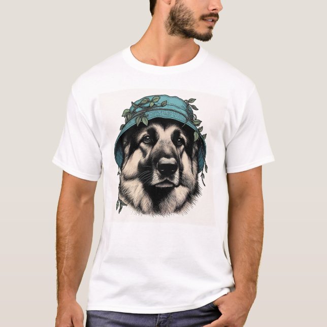 Camiseta German shepherd Verão (Frente)