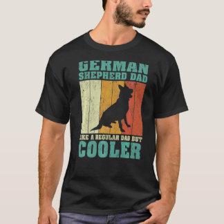 Camiseta German shepherd Vintage Da Mens Como Um Da Regular