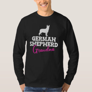 Camiseta German shepherd Vovó Engraçado