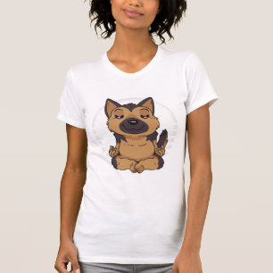 Camiseta German shepherd Yoga