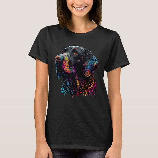 Camiseta German Short Haired Pop German Pointer (Frente)
