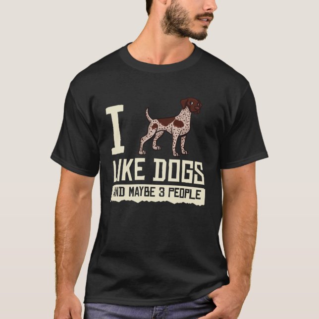 Camiseta German Shorthaired Pointer Dog  Puppies Owner (Frente)